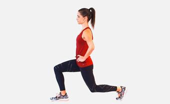 Ausfallschritte sind eine wirksame Übung zur Stärkung der Beinmuskulatur. 